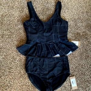 Albion Fit peplum tankini